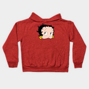 Betty Boop Face Kids Hoodie